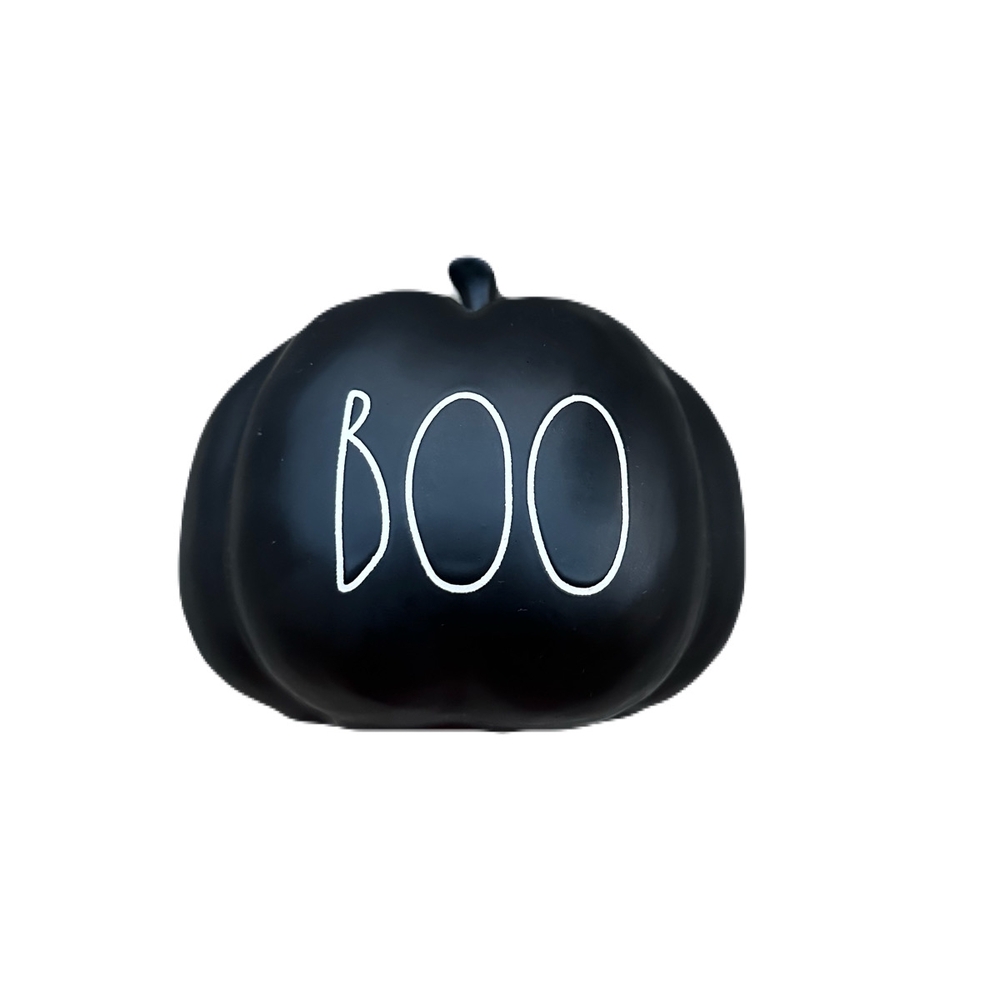 Rae Dunn Artisan Collection Pumpkin with 'Boo' Design